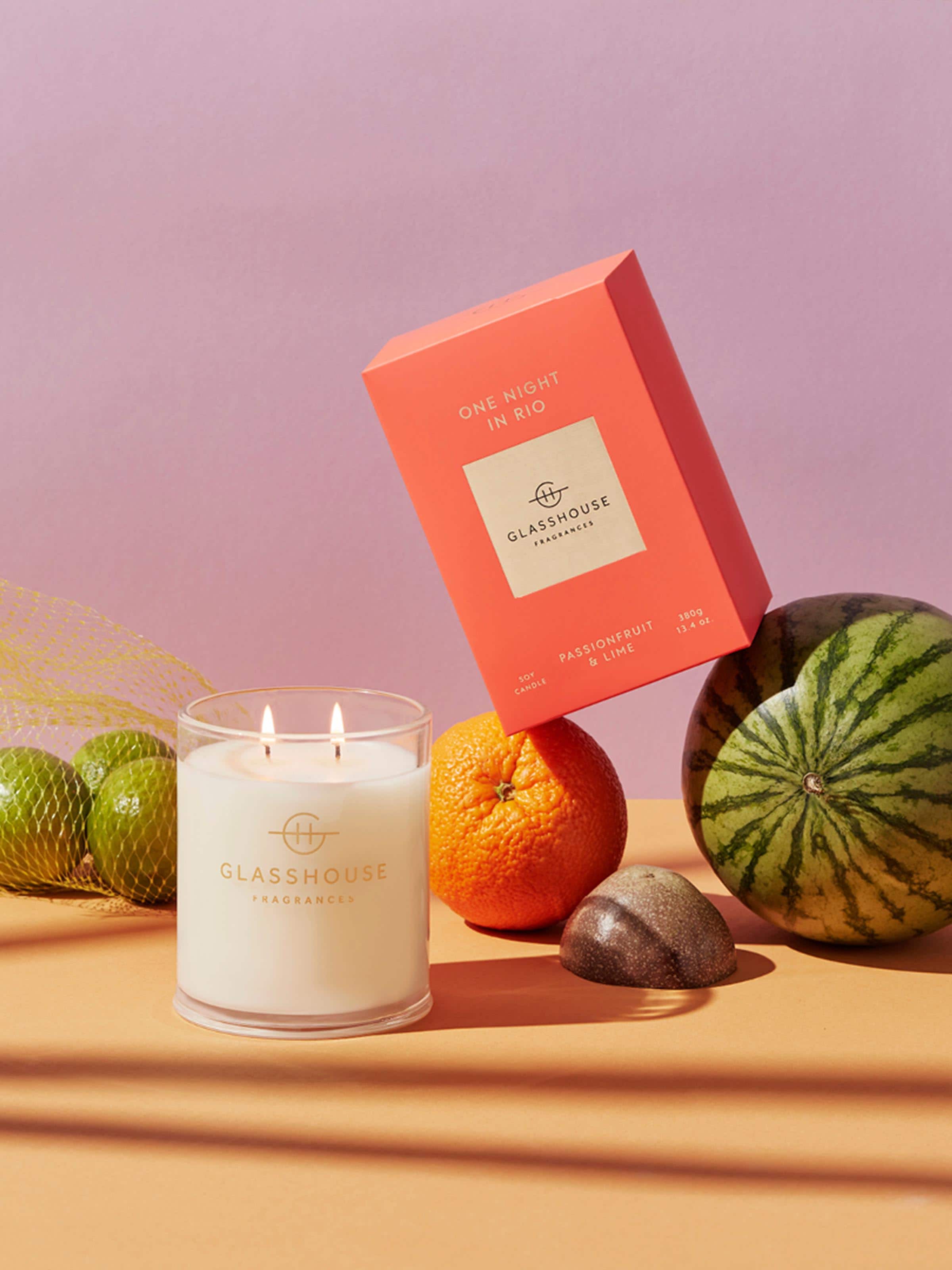 Glasshouse Fragrances Soy Candle 380G