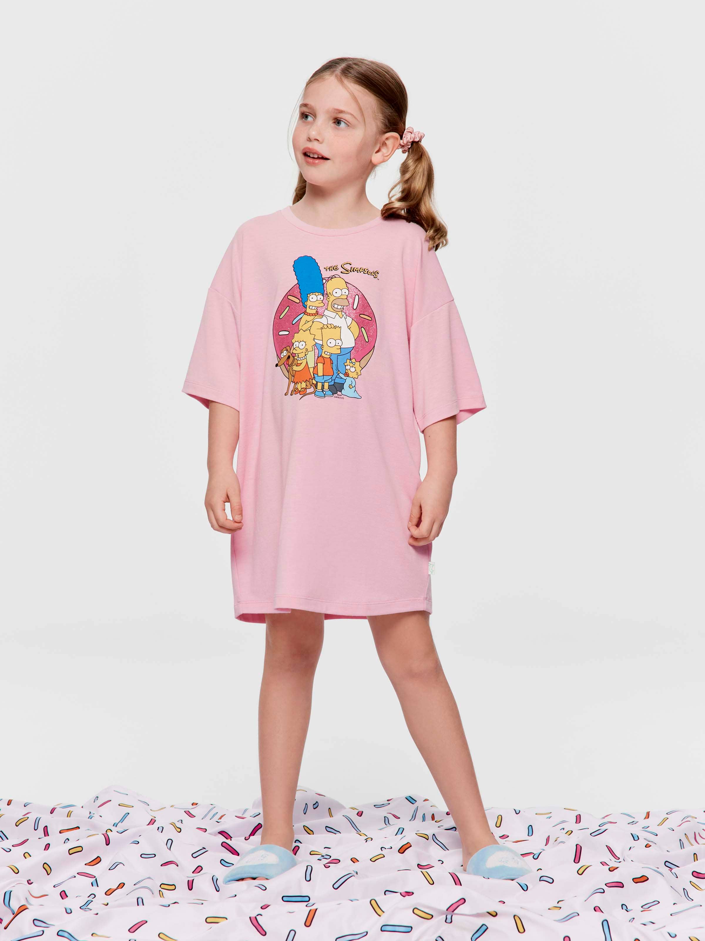 Jnr Girls The Simpsons Nightie