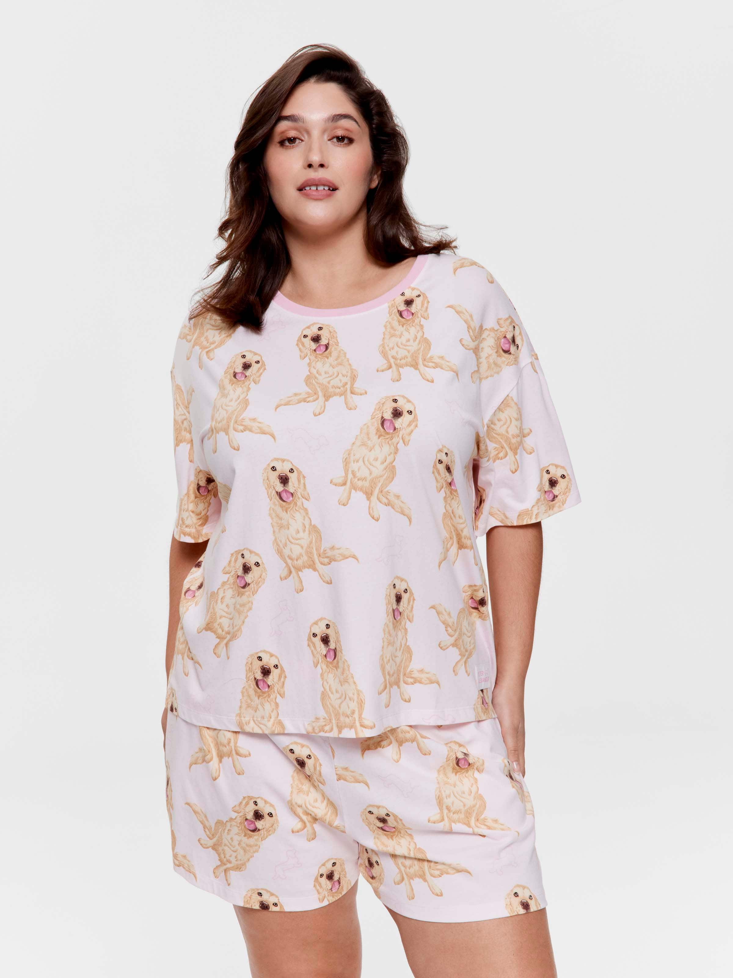 P.A. Plus Golden Retriever Oversized Tee